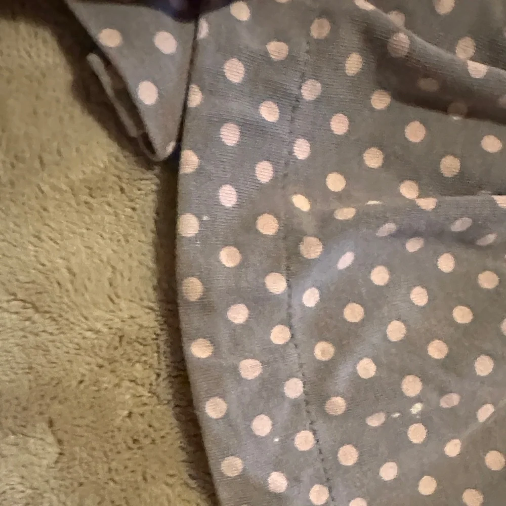 Matilda Jane Gray Pants with Pink Polka Dots